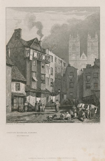 Das Zuhause von William Caxton von Samuel Prout