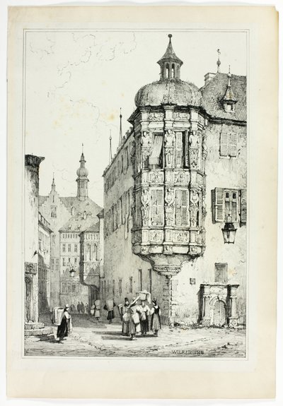 Würzburg, aus Faksimiles von Skizzen gemacht in Flandern und Deutschland von Samuel Prout