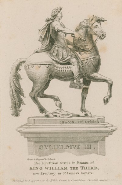 Reiterstatue von König Wilhelm III. von Samuel Rawle