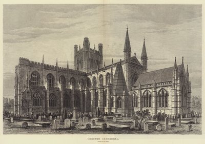 Chester Kathedrale (Gravur) von Samuel Read