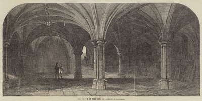 Die Krypta der City of London Guildhall von Samuel Read