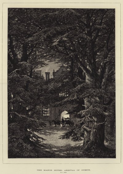 Das Herrenhaus, Ankunft der Gäste von Samuel Read