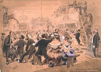 Der erste Abonnementball, Ballarat, Victoria von Samuel Thomas Gill