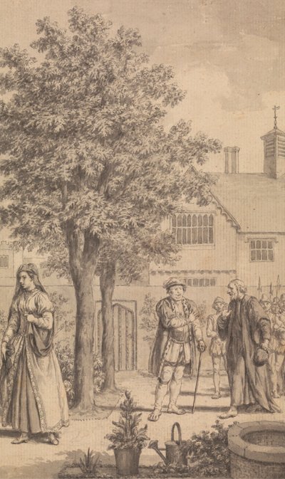 Catherine Parr, Heinrich VIII und Bischof Gardner von Samuel Wale