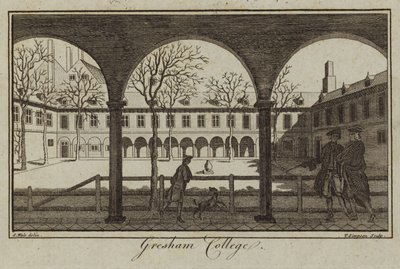 Gresham College in London von Samuel Wale