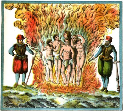 Champlain Westindische Inseln Tafel LX - Bericht der Indianer von Samuel de Champlain