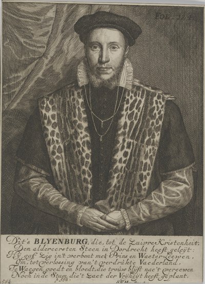 Porträt von Adriaan van Blyenburg, Herr von Schobbeland von Samuel van Hoogstraten