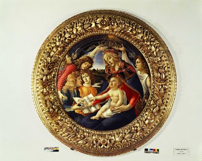 Madonna del Magnificat und fünf Engel (Tondo) - 1481-1483 von Sandro Botticelli