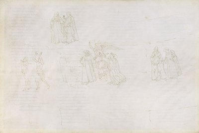 Zeichnungen für Dantes Göttliche Komödie (Purgatorio 17) von Sandro Botticelli