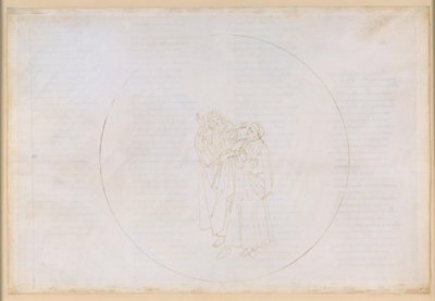 Die Göttliche Komödie, Paradiso XII. Vierte Planetensphäre (Sonnenhimmel): Der Franziskaner Bonaventura preist das Leben und Werk des heiligen Dominikus und tadelt die Spaltung des eigenen Ordens von Sandro Botticelli