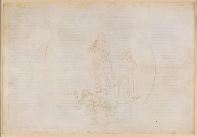 La Divina Commedia, Paradiso XVIII. Fünfte Planetensphäre (Himmel des Mars): Cacciaguida benennt die seligen Mitstreiter für den Glauben - Übergang in die Sphäre des Jupiter von Sandro Botticelli