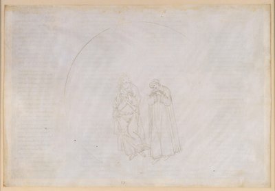 La Divina Commedia, Paradiso XVII. Fünfte Planetensphäre (Himmel des Mars): Cacciaguida prophezeit Dante das Exil, aber auch ewigen Nachruhm von Sandro Botticelli