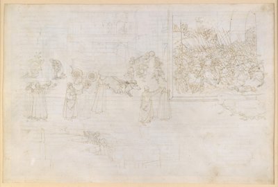 Die Göttliche Komödie, Purgatorio X. Erster Ring des Purgatorio: Die Marmorreliefs; Buße der Hochmütigen von Sandro Botticelli