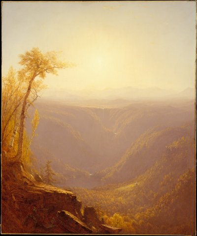 Eine Schlucht in den Bergen (Kauterskill Clove) von Sanford Robinson Gifford