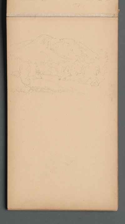 Skizzenbuch, Seite 08: Carter Mountain von Sanford Robinson Gifford