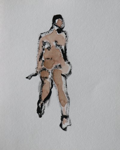 Abstrakte Aktfigur von Santhosh ch