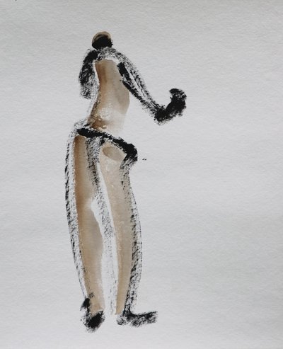 Abstrakte Aktfigur von Santhosh ch