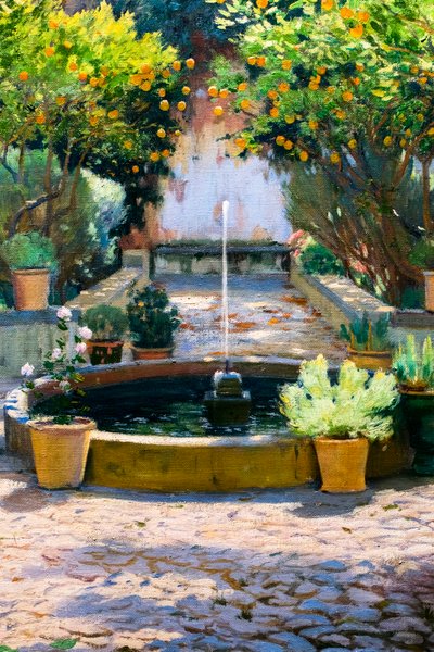 Der Hof der Orangenbäume von Santiago Rusinol i Prats