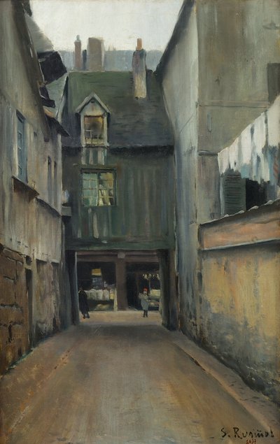 Carrer de Rouen von Santiago Rusinol i Prats