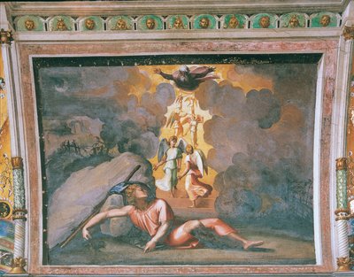 Jakobs Traum von Sanzio of Urbino (workshop) Raphael