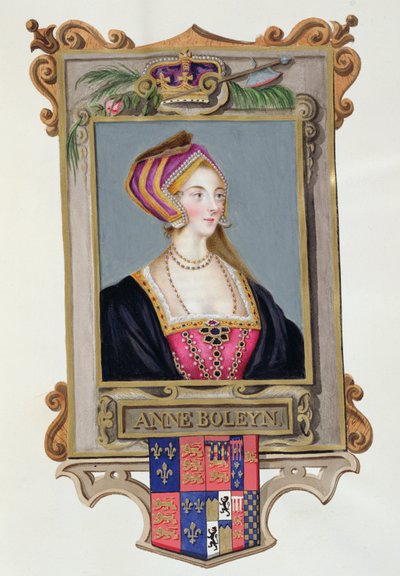 Porträt von Anne Boleyn (1507-36) 2. Königin von Heinrich VIII., als junge Frau aus 