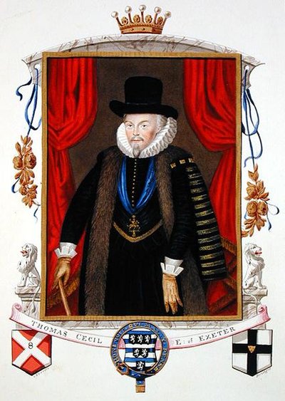 Porträt von Sir Thomas Cecil (1542-1623), 1. Earl of Exeter, 2. Lord Burghley aus 