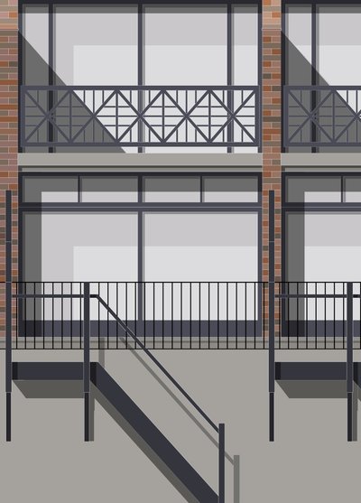 Mallard Place, 2018 von Sarah Evans