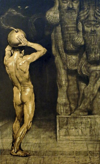 Der Anarchist, 1894 von Sascha Schneider