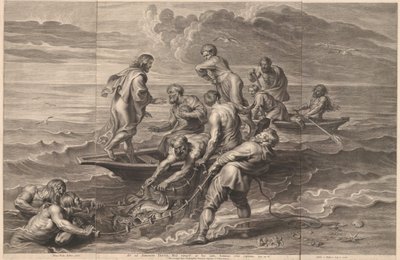 Wunderbarer Fischfang von Schelte Adamsz. Bolswert