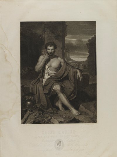 Caius Marius auf den Ruinen von Karthago von Schoff, Stephen Alonzo