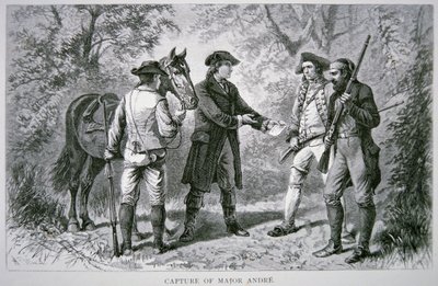 Die Gefangennahme von Major John Andre von School American