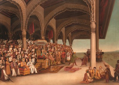 Ohne Titel (Die Entkleidung von Draupadi) von School Bengali