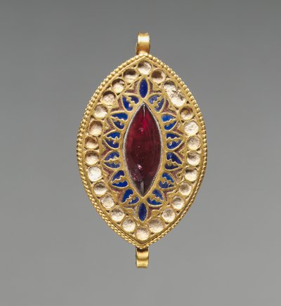 Mandel-förmiger Anhänger, 400-600 von School Byzantine