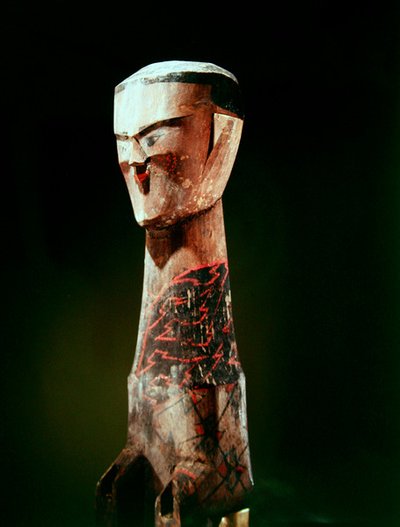 Statuette, Zhou-Dynastie (Detail) von School Chinese