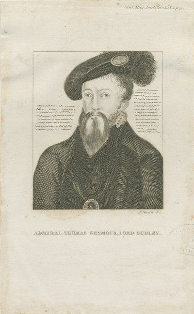 Hill Ridware - Porträt von Admiral Thomas Seymore, Lord Sudley von School English
