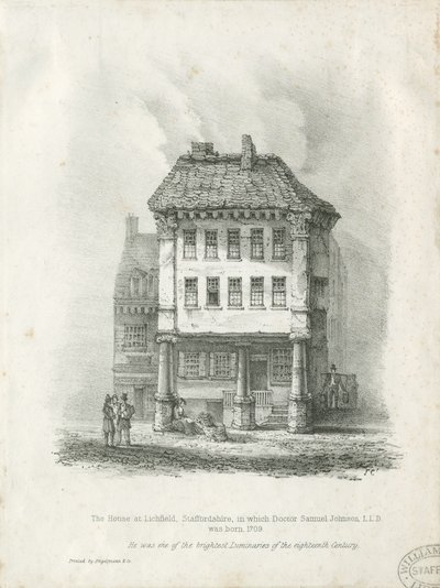 Lichfield - Geburtsort von Dr. Johnson von School English