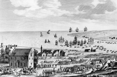 Evakuierung Hollands durch die russisch-anglische Armee und Kapitulation des Herzogs von York am 10. Nebelmonat An VIII (1. November) von School French