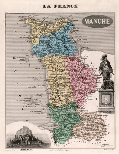 Karte der Region 