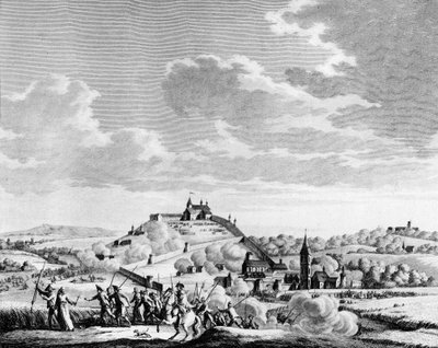 Krieg der Vendée: Belagerung bei der Schlacht von Granville am 14. November von School French