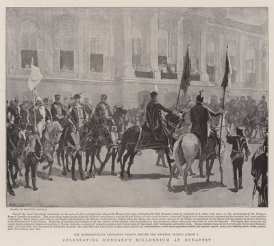 Feier des Jahrtausends von Ungarn in Budapest von School Hungarian