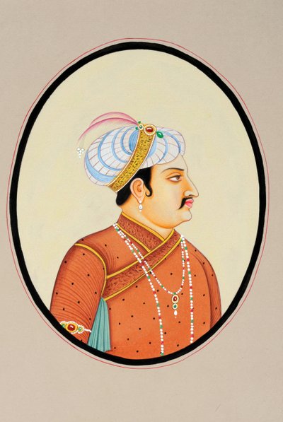 Miniaturmalerei des Mogulkaisers Jahangir von School Indian