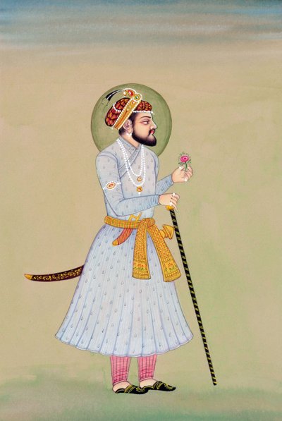 Miniaturmalerei des Mogulkaisers Shah Jahan von School Indian