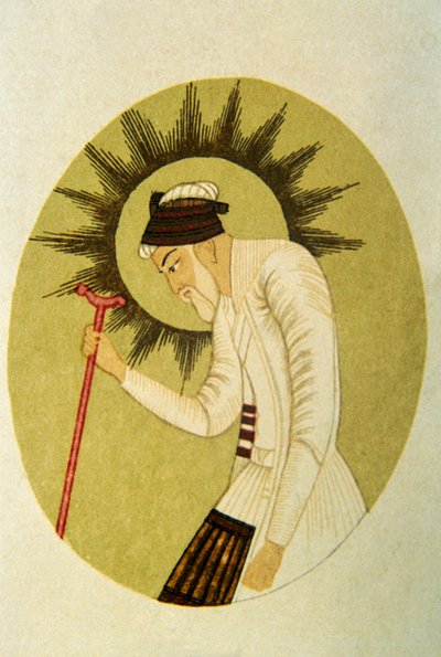 Porträt des Mogulkaisers Aurangzeb, Indien von School Indian