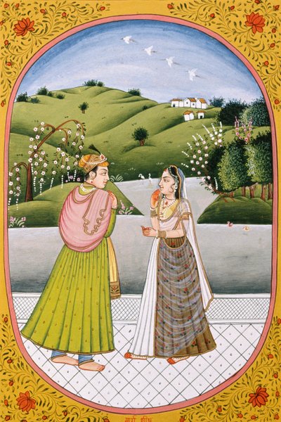 Jahreskalenderbild & Malerei für einen hinduistischen Monat Marshes, Indien von School Indian