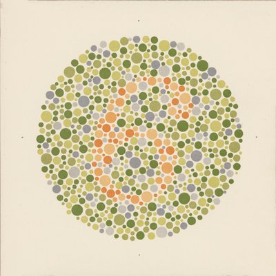 Ishihara-Farbtest zur Erkennung von Farbenblindheit von School Japanese