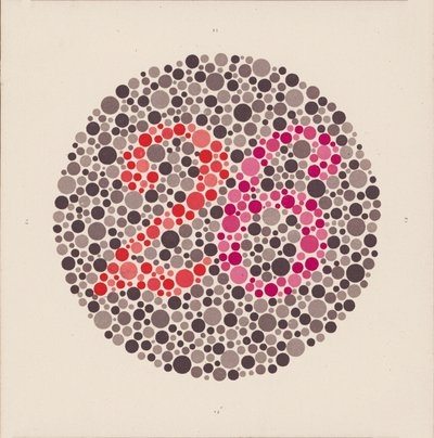 Ishihara-Farbtest zur Erkennung von Farbenblindheit von School Japanese