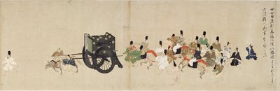 Illustrierte Erzählung der Heiji-Rebellion (1159-1160) (Kaiserlicher Besuch in Rokuhara) von School Japanese