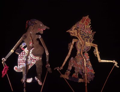 Wayang Kulit. Java-Puppen. Jean François Hubert Sammlung. Paris von School Javanese