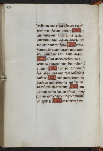 Könige 9, f.233v, Stundenbuch, Gebrauch von Sarum (