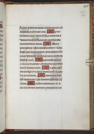 Könige 9, f.234r, Stundenbuch, Gebrauch von Sarum (